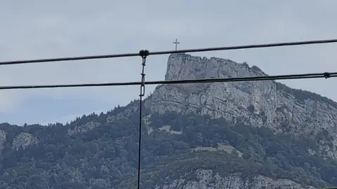 Out of Chambéry, and the mountains take the window straight over.