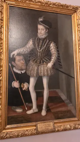A portrait that follows you about the room.
