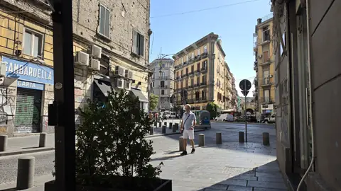 A square, and four conversations happening at once.