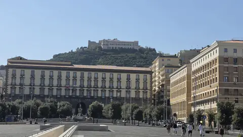 Piazza del Plebiscito, and the hill above it.
