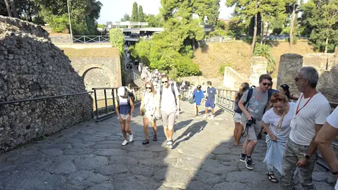 Through the gate, and into a town that stopped in AD 79.