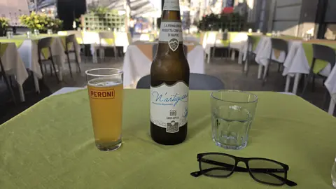 A beer, earned.