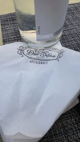 Don Nino. A glass of water never tasted better than that one.